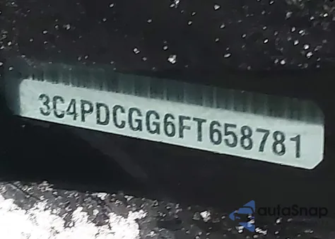 2015 Dodge Journey Crossroad from USA, damaged, VIN 3C4PDCGG6FT658781